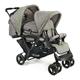 CHIC 4 BABY 274 32 Geschwisterwagen Duo, Jeans grey, grau