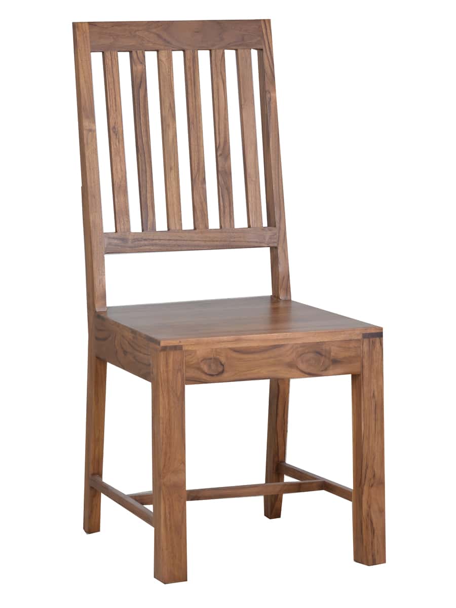 MiaMöbel Stuhl Thali Massivholz Teak Modern Indien Indisch