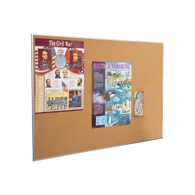 Best-Rite Valu-Tak - Bulletin board - wall mountable - 102 x 102 mm - cork - natural cork