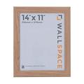 Wall Space Wide 14x11 Oak Frame | Wide Oak 14x11 inch Picture Frame | 14 x 11 inch Oak Photo Frame | SOLID OAK 11 x 14 Picture Frames | Wooden 11x14 Picture Frame made from SOLID OAK with REAL GLASS