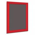 Aluminium RED A4 A3 A2 A1 A0 Mitred Snap Frames Wall Posters Holder Click Frame Picture Clip Display Retail Wall Notice Boards (A0 Portrait)