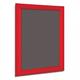 Aluminium RED A4 A3 A2 A1 A0 Mitred Snap Frames Wall Posters Holder Click Frame Picture Clip Display Retail Wall Notice Boards (A0 Portrait)