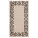 Black 31 x 0.25 in Area Rug - Fleur De Lis Living Galena Rattan Daybed w/ Mattress | 31 W x 0.25 D in | Wayfair CHRL1701 37241638