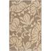 Brown/White 31 x 0.25 in Area Rug - Winston Porter Marpain Floral Brown/Cream Indoor/Outdoor Area Rug | 31 W x 0.25 D in | Wayfair
