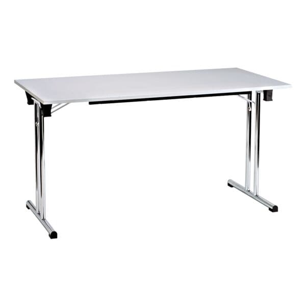 SODEMATUB Klapptisch 140 cm Gestell chromfarben grau, 140 cm