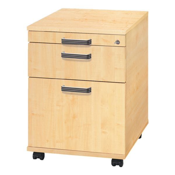 OTTO Office Premium Rollcontainer »OTTO Office Line III« mit Hängeregistratur braun, 43x59x58 cm