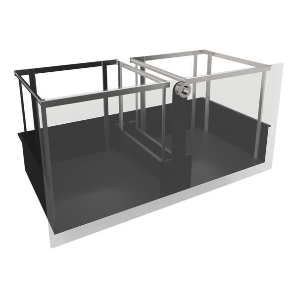 viasit Hängeregistereinsatz für breite Regale »System 4« schwarz Image