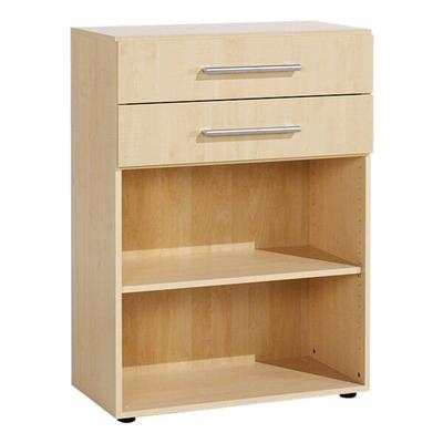 Geramöbel Aktenregal mit 2 Schubladen »New York« breit 3 OH braun, 80x110.4x42 cm