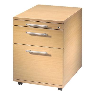 HAMMERBACHER Rollcontainer braun, 42.8x59x55.3 cm