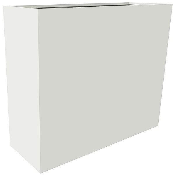 fm Büromöbel Pflanzengefäß »Sidney« 106,2/90 cm weiß, 106.2 cm