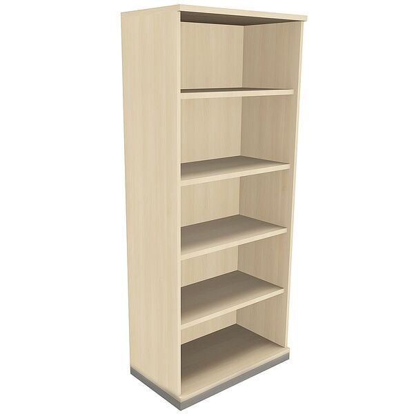 fm Büromöbel Aktenregal »Oldenburg« 5 OH 80 cm braun, 80x186.9x44.2 cm