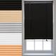 FURNISHED PVC Venetian Window Blinds Made to Measure Home Office Blind New - Black 165cm x 150cm