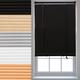 FURNISHED PVC Venetian Window Blinds Made to Measure Home Office Blind New - Black 210cm x 150cm