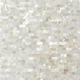 Bond Tile Mother of Pearl Serene White Bricks Seamless 12 in x 12 in x 3 mm Pearl Shell Wall Mosaic Tile Shell in Gray/White | Wayfair EXT3RD102046