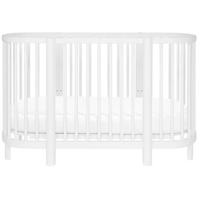 Babyletto Hula Convertible Oval Crib & Mini Bassinet - White Finish
