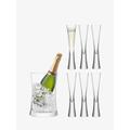 LSA Moya Serving Set Clear| 1 Unit | Mouthblown & Handmade Glass | MV25