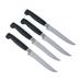 ZWILLING J.A. Henckels Zwilling Four Star 4-piece Steak Knife Set High Carbon Stainless Steel in Black/Gray | Wayfair 39190-000