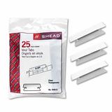 Smead Manufacturing Company Hanging File Tab/Insert, 25/Pack Polypropylene/Vinyl/PVC/Vinyl & PVC | 0.5 H x 3.5 W x 7.5 D in | Wayfair SMD64615