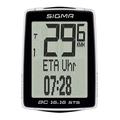 Sigma Sport Bicycle Computer BC 16.16 STS CAD, 16 Functions, ETA-Timer, wireless Bike Computer, Black