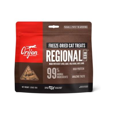 ORIJEN Regional Red Grain-Free Freeze-Dried Cat Treats, 1.25-oz bag