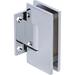 Rockwell Security Rockwell Heavy Duty Square Corner Shower Hinge, Short Back Plate in Gray | 3.94 H x 2.25 W x 2.56 D in | Wayfair HSHDS037SCP