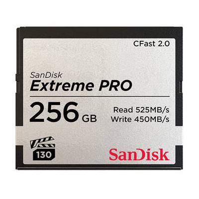 SanDisk 256GB Extreme PRO CFast 2.0 Memory Card SDCFSP-256G-A46D