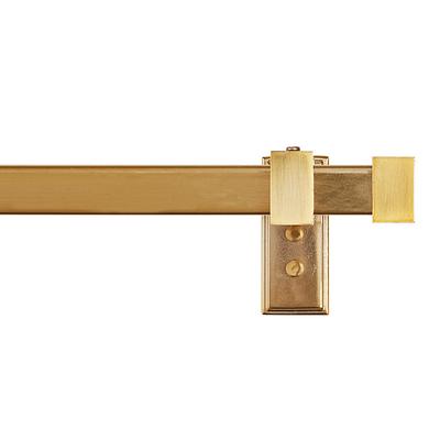 Hudson Drapery Hardware Set - Brass, 48