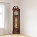 Howard Miller® Langston 85.5" Grandfather Clock Wood in Brown/Red/Yellow | 85.5 H x 22.25 W x 12.75 D in | Wayfair 611017