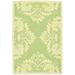 Green 30 x 0.25 in Area Rug - Lark Manor™ Hollander Floral Hand-Hooked Wool Area Rug Wool | 30 W x 0.25 D in | Wayfair