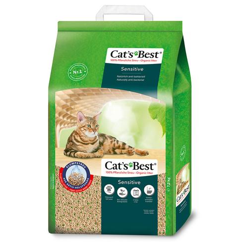 2x 20l Sensitive Cat´s Best Katzenstreu