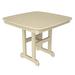 POLYWOOD® Nautical Dining Table Plastic in Brown | 29 H x 42.5 W x 42.5 D in | Outdoor Dining | Wayfair NCT44SA