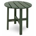 Trex Outdoor Cape Cod Round 18" Side Table Plastic in Green | 18 H x 18 W x 18 D in | Wayfair TXRST18RC