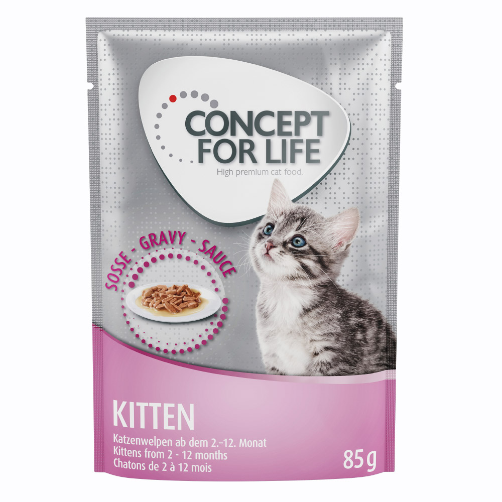 Concept for Life Kitten - in salsa - Set %: 48 x 85 g