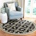 Black 66 x 0.25 in Area Rug - August Grove® Kinchen Southwestern Handmade Looped Wool Area Rug Wool | 66 W x 0.25 D in | Wayfair AGGR3802 38402238