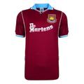 Score Draw West Ham United 2000 Retro Football Shirt Claret/Sky XX-Large Polyester