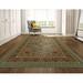 Green 39 x 0.2 in Living Room Area Rug - Green 39 x 0.2 in Area Rug - Ottomanson Machine Washable Non-Slip Seafoam Medallion Area Rug for Living Room, Hallway, Runner Rug Polyester | Wayfair