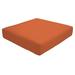 Eddie Bauer Knife Edge Indoor/Outdoor Sunbrella Ottoman Cushion Acrylic in Brown | 5 H x 24 W x 24 D in | Wayfair 15099U-F48026