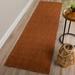 Orange 42 x 0.55 in Indoor Area Rug - Bayou Breeze Dionne Hand Hooked Wool Paprika Area Rug Wool | 42 W x 0.55 D in | Wayfair BBZE1208 38715035