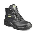 Apache SS812SM Safety Hiker Boot | Black | Size 13 UK | Steel Toe Cap | Waterproof Premium Leather | Breathable Lining | Midsole Protection | SRC and S3 WR Certified