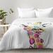 East Urban Home Giraffe Color Comforter Set Polyester/Polyfill/Microfiber in Pink/Yellow | Twin XL | Wayfair EAHU7413 37846554