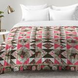 East Urban Home Quilt Comforter Set Polyester/Polyfill/Microfiber in Pink/Yellow | Twin XL | Wayfair EAHU7251 37846009
