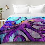 East Urban Home Octopus Comforter Set Polyester/Polyfill/Microfiber in Indigo | Twin XL | Wayfair EAHU7221 37845919