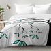 East Urban Home Garden Delight Aqua Breeze Comforter Set Polyester/Polyfill/Microfiber in Green | Twin XL | Wayfair EAHU7554 37847016