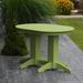 Red Barrel Studio® Nettie Resin Dining Table Plastic in Green | 32 H x 60 W x 33 D in | Outdoor Dining | Wayfair RDBL7326 38850248