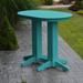 Red Barrel Studio® Nettie Plastic Bar Outdoor Table Plastic in Blue | 42 H x 48 W x 33 D in | Wayfair RDBL7335 38850462