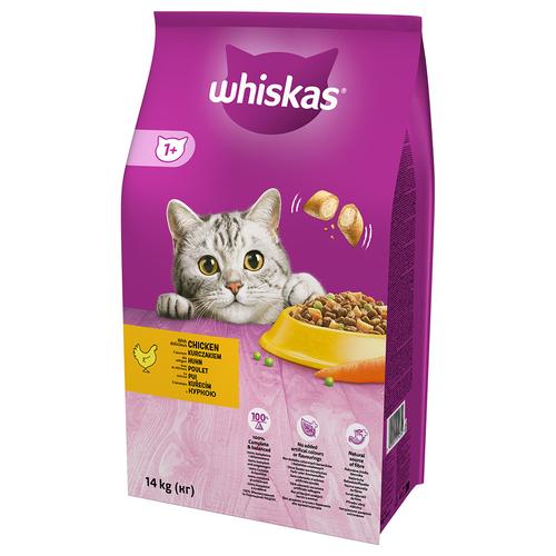 14kg 1+ Huhn Whiskas Katzenfutter trocken