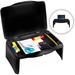 MavoCraft Folding Lap Desk Laptop Desk The lapdesk Contains Extra Storage Space and dividers & Folds Very Easy Great for Kids Adults Boys Girls (Black)