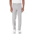 Louis Raphael Golf Men's Flat Front Performance Soil Release Moisture Wicking Golf Pant, Grey, 38W x 30L