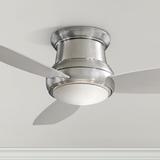 52" Concept II Brushed Nickel Flushmount LED Ceiling Fan with Remote