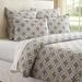 Amity Home Alyce Duvet Cover Set Cotton in Blue | King Duvet Cover + 2 Shams | Wayfair 15313K